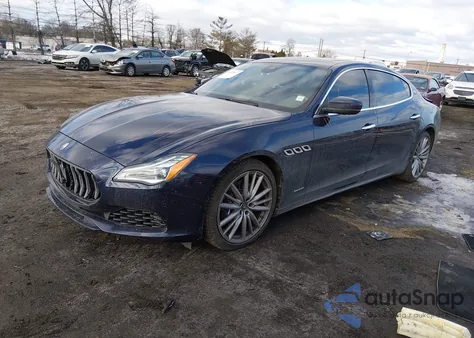 2021 Maserati Quattroporte S Granlusso z USA, uszkodzony, nr VIN ZAM56YPL2M1376150
